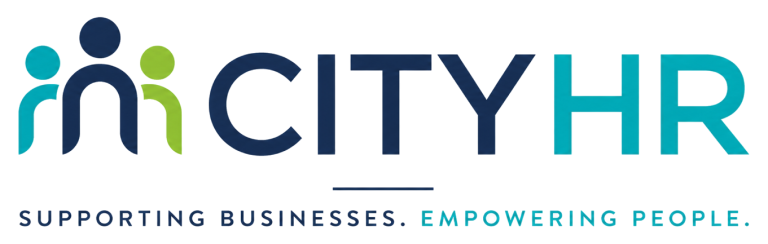 City HR logo – Supporting businesses. Empowering people.